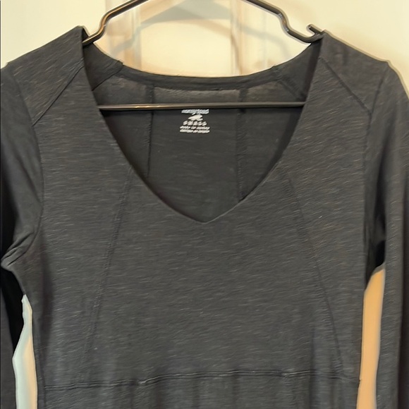 Horny Toad Long sleeve Lightweight Black Midi Dress - Size Small - Picture 4 of 12